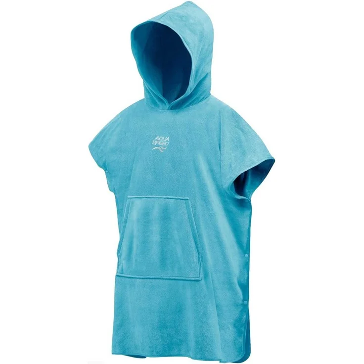 Aqua Speed Kapuzenhandtuch Leichter Umziehponcho für Strand, Schwimmbad und Freizeit, (Größe M 85 x 200 cm – Grammatur 400 g/m), Wohlfühlkomfort für Strandtage, Schwimmbadbesuche und Training – Bild 1