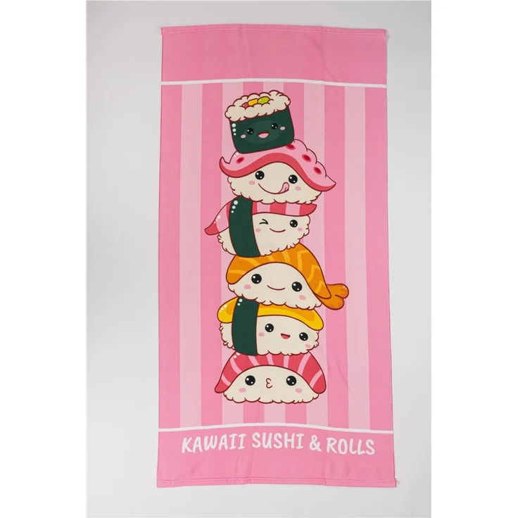 Kawaii Strandtuch 70 × 140 cm leicht und schnelltrocknend – Bild 2