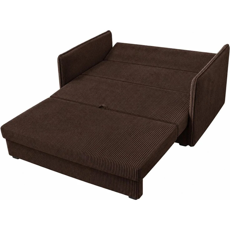 KRISAN MÖBEL Sessel ARIA mit Schlaffunktion 95 × 84 x 95 cm in Bronze Cordstoff Liegefläche 83 × 190 cm in Braun – Bild 2