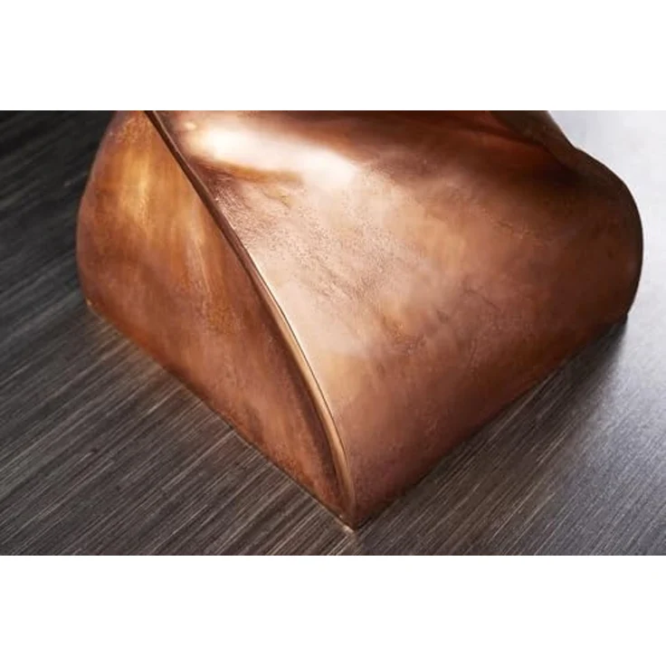 riess-ambiente Beistelltisch TWIST 30cm kupfer geflammt, Hocker · Metall · Modern Design · poliert – Bild 6