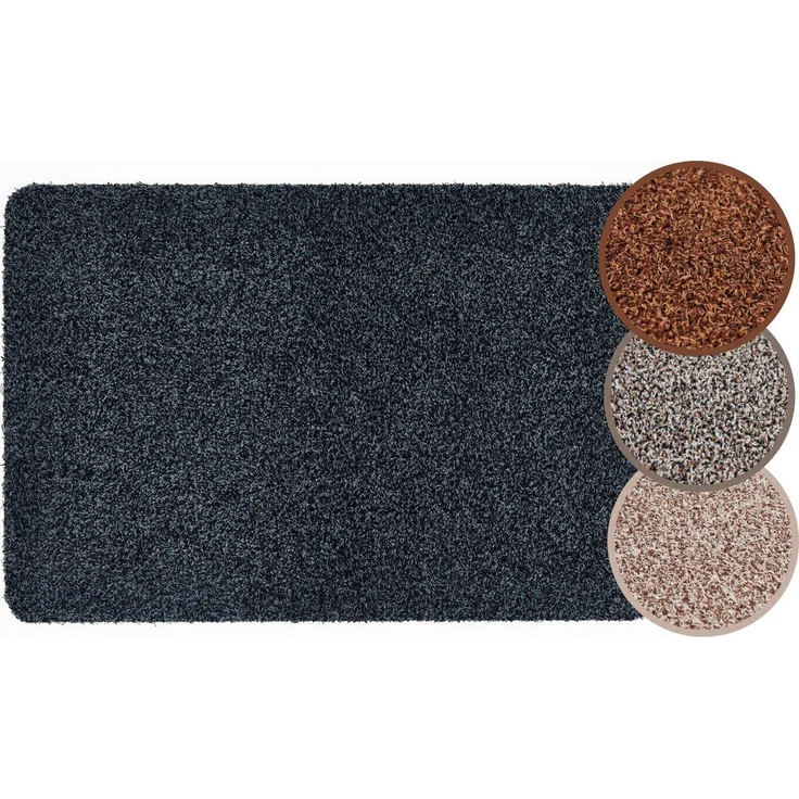 Andiamo Fußmatte Samson, Made in Netherlands, rechteckig, Höhe: 6 mm, Schmutzfangmatte, waschbar, rutschhemmend, auch als 2er Set erhältlich – Bild 1