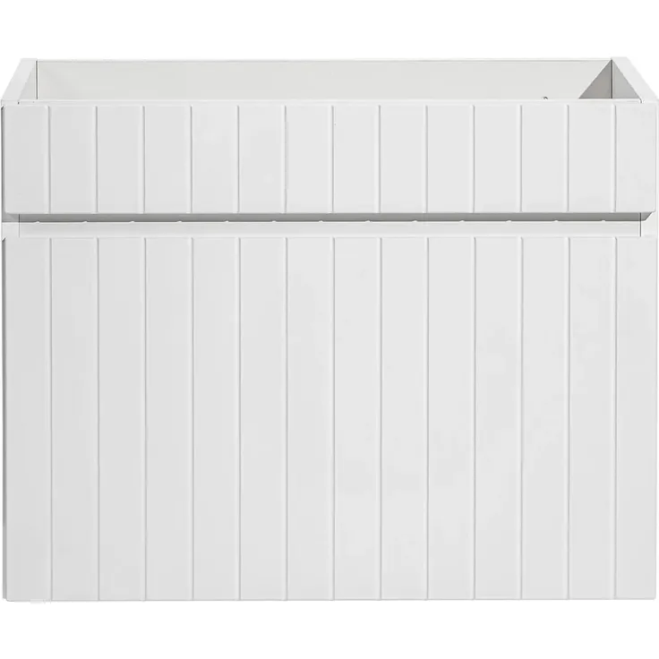 Vente-unique - SATARA Waschbeckenmöbel Holz, Platte Weiß - B 46 cm x H 46 cm x L 60 cm – Bild 2