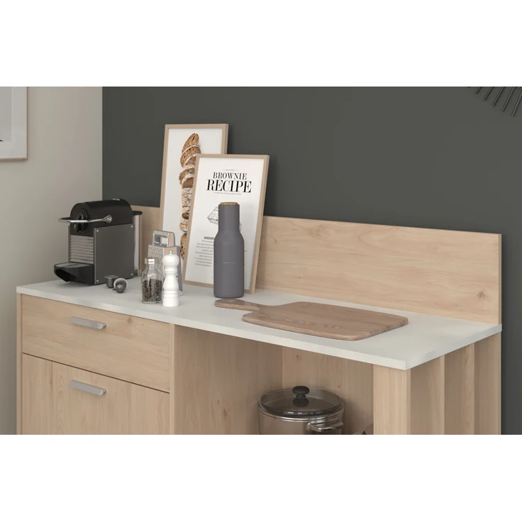 Küchenbuffet >Gala 12< in Jackson Eiche Dekor / Beton-Optik - 120x100x41 (BxHxT) – Bild 7