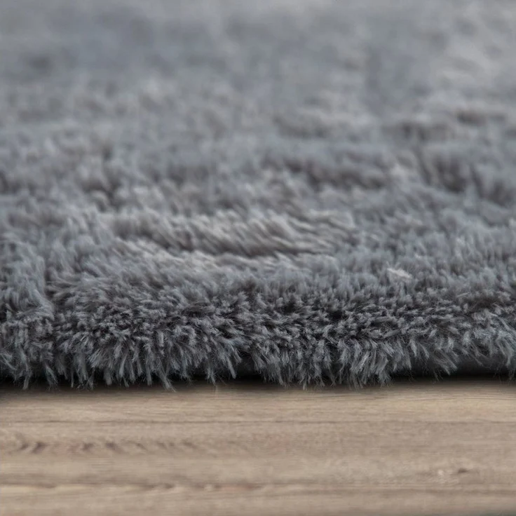 Paco Home Hochflor-Teppich Silky 591, rechteckig, Höhe: 37 mm, Uni-Farben, besonders weich und kuschelig – Bild 2