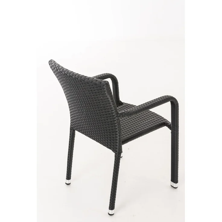 CLP Polyrattan Stapelstuhl Leonie,schwarz – Bild 7