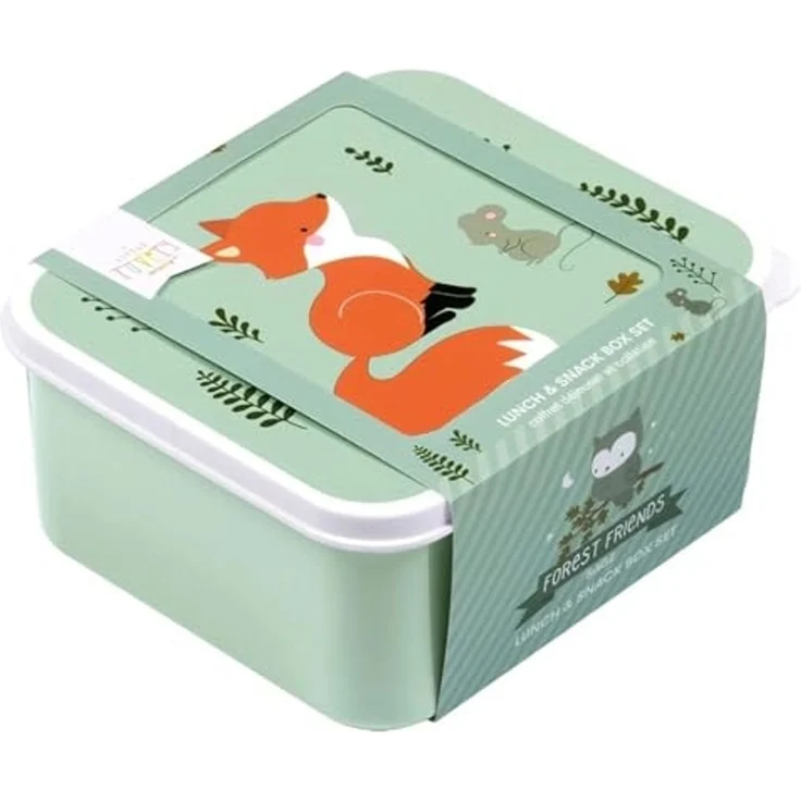 A Little Lovely Company Lunchbox Brotdosen Waldfreunde 4er Set – Bild 4