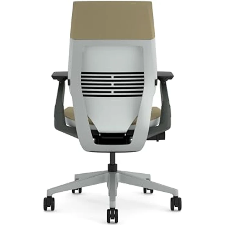 Steelcase Gesture Ergonomischer Bürostuhl mit 360° Armlehnen und 3D-Live Back Lumbalstütze Sand – Bild 6