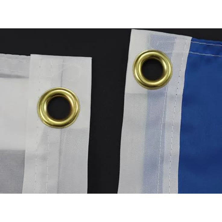AZ FLAG 2er-Set Flaggen Estland 90x60 cm Estnische Polyester 100D 2 Ösen | Für innen und außen dekorative Flagge Eesti doppelte Nähte und verstärkte Kanten mit Metallösen 100D Polyester – Bild 2