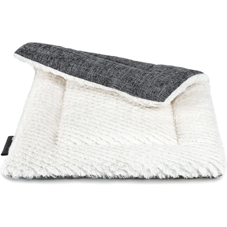 lionto Katzen-Wendedecke, flauschige, wendbare Decke für Sofa, Körbchen & Fensterbrett, pflegeleicht & robust, 50x35 cm – Bild 5