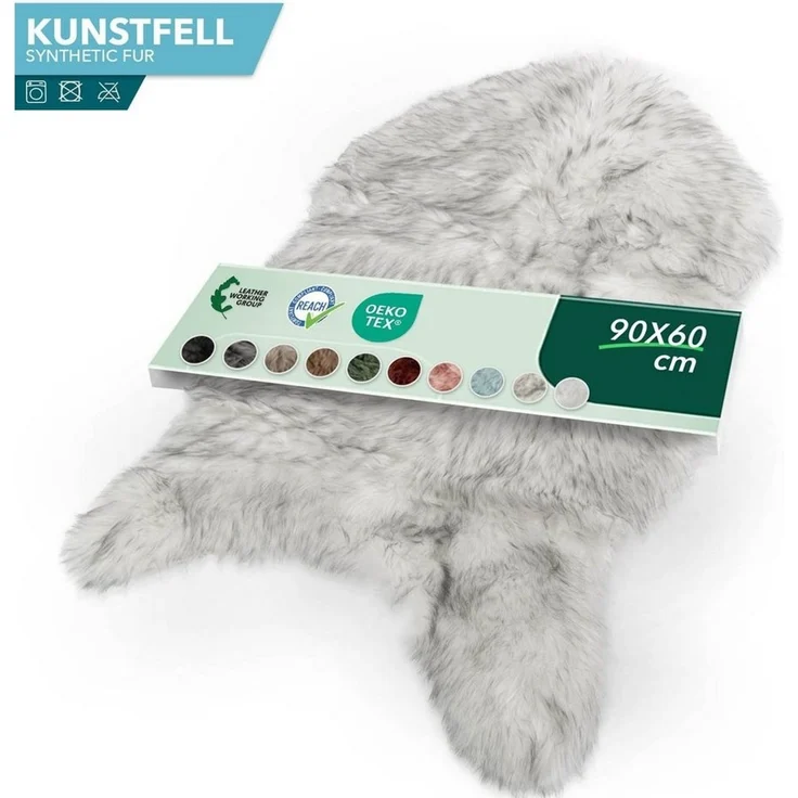 Karat Fellteppich Kunstfell Nelly, Kuschelig – Bild 2