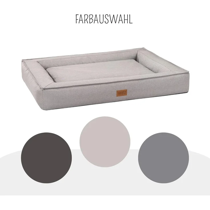 Hundebett "BOXBED" XL 105x80x19 cm Anthrazit"" – Bild 4