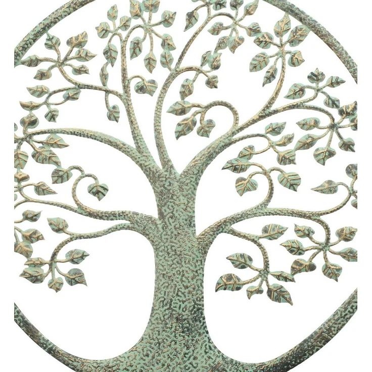 Metallbild Lebensbaum Wandbild Bild Wanddeko Wohnzimmer Metall Dekobild – Bild 3