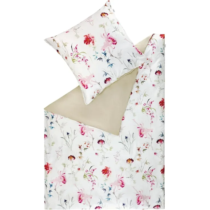 SCHÖNER WOHNEN-Kollektion Bettwäsche FLORENCE Satin Bettwäsche, Baumwolle, 1 teilig, 135 x 200 cm in Multi