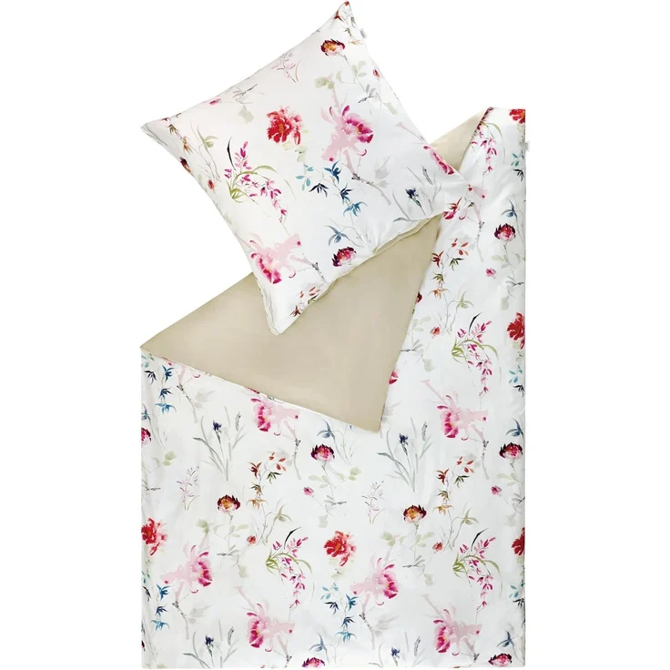 SCHÖNER WOHNEN-Kollektion Bettwäsche FLORENCE Satin Bettwäsche, Baumwolle, 1 teilig, 135 x 200 cm in Multi – Bild 1