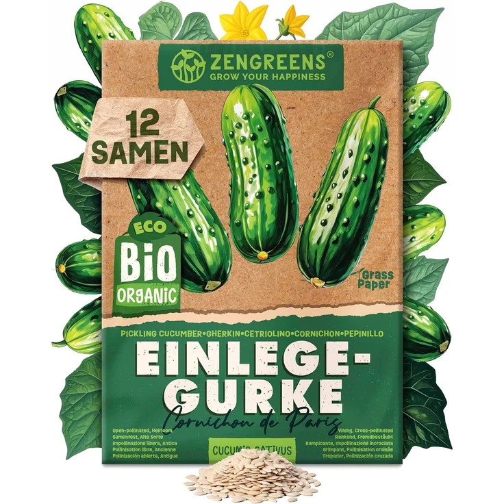 ZenGreens® - Bio Kräuter- & Gemüsesamen im 100er Set - 100 Kräuter- & Gemüse Samen für den einfachen Anbau im Garten, Balkon oder Hochbeet - Pflanzensamen - Saatgut – Bild 45