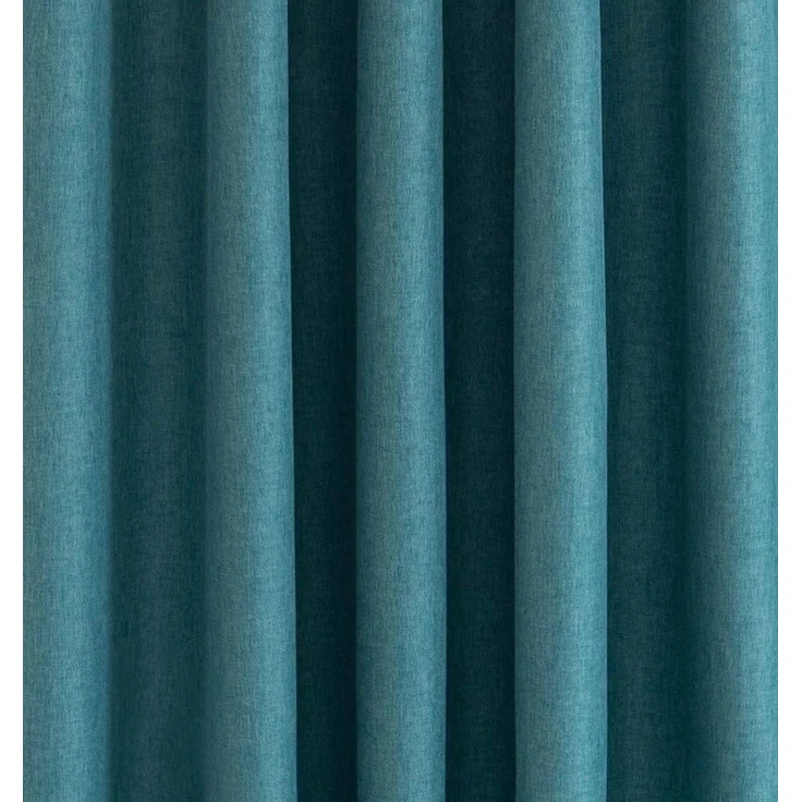 Homing Schlaufenschal 140x245 Vorhang Wohnzimmer Schlafzimmer blickdicht petrol – Bild 2