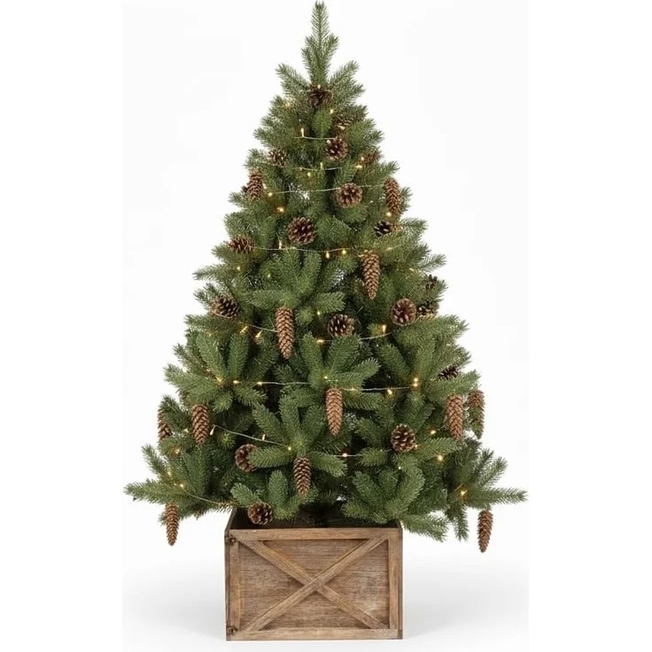 COIL Weihnachtsbaumdecke Weihnachtsbaumabdeckung, Weihnachtsbaumrock, Weihnachtsbaumständer, oval, rechteckig, Durchmesser ab 56 cm – Bild 3