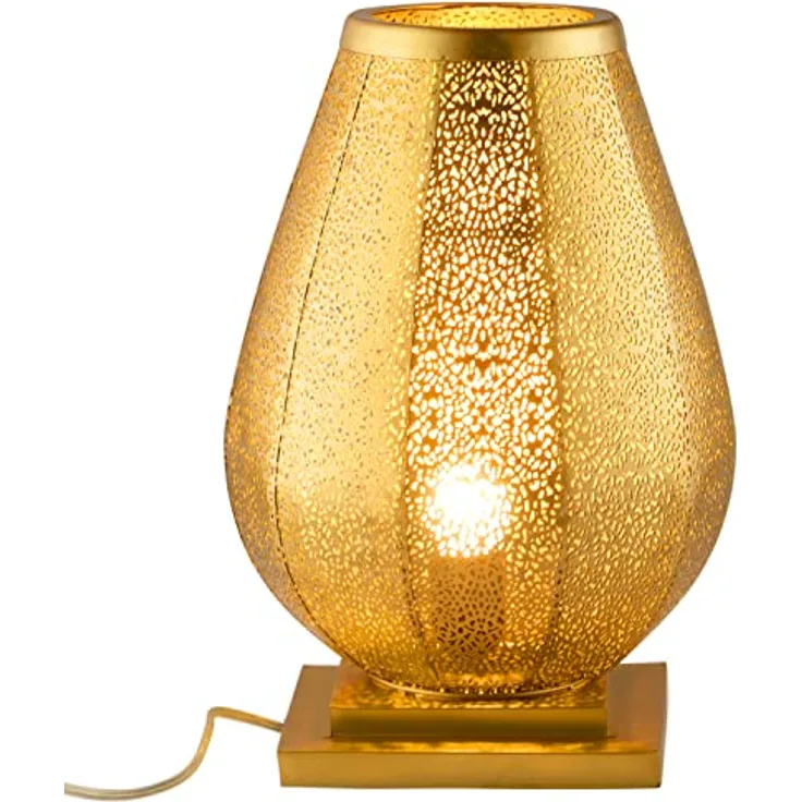 Marrakesch Orient & Mediterran Interior Nachttischlampe Orientalische Lampe Leuchte Nachttischlampe Manal, Handarbeit