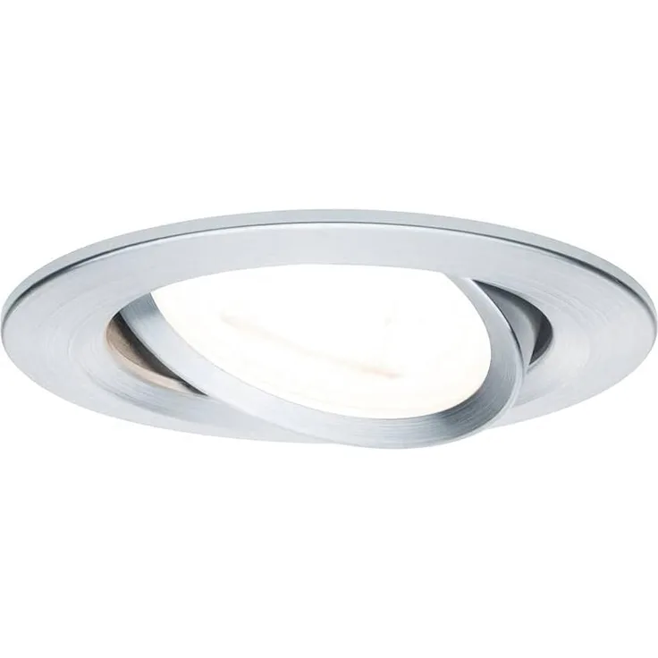 Einbauspot Premium, EBL LED, 3er Set Nova,rund schwb dim LED 3x7W 230V GU10 Alu gedreht
