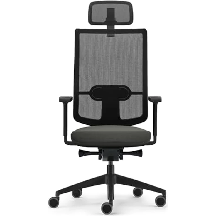 Sedus, se:do PRO Light 2, ergonomischer Bürostuhl, Netzmembran, anthrazit, Lordosenstütze, Nackenstütze, höhenverstellbar – Bild 5