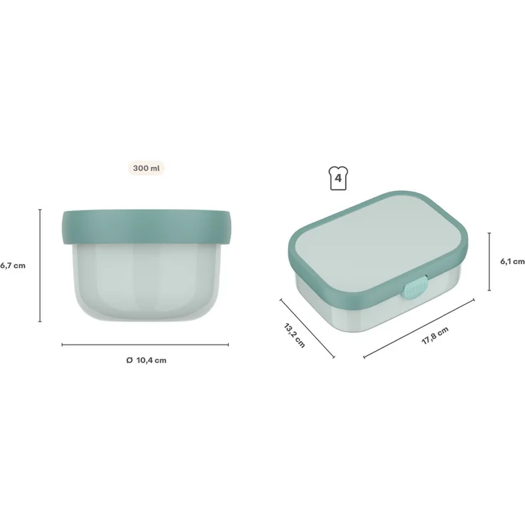 Mepal CAMPUS Obst- und Bentobox Unicorn Glow (2025) – Bild 6