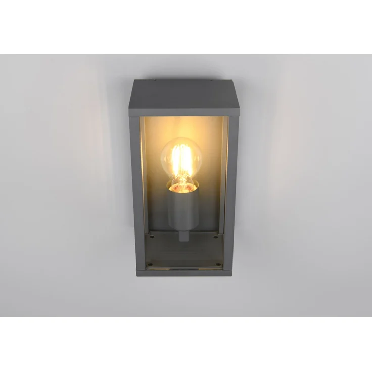 LED Außenwandleuchte mit Bewegungsmelder in Anthrazit, Höhe 29cm – Bild 7