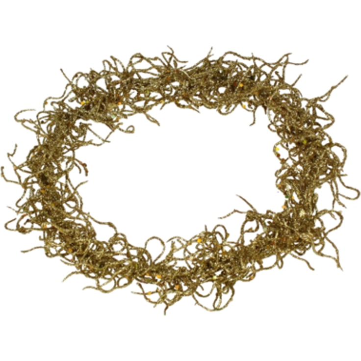 Kranz mit Glimmer gold Ø 25cm