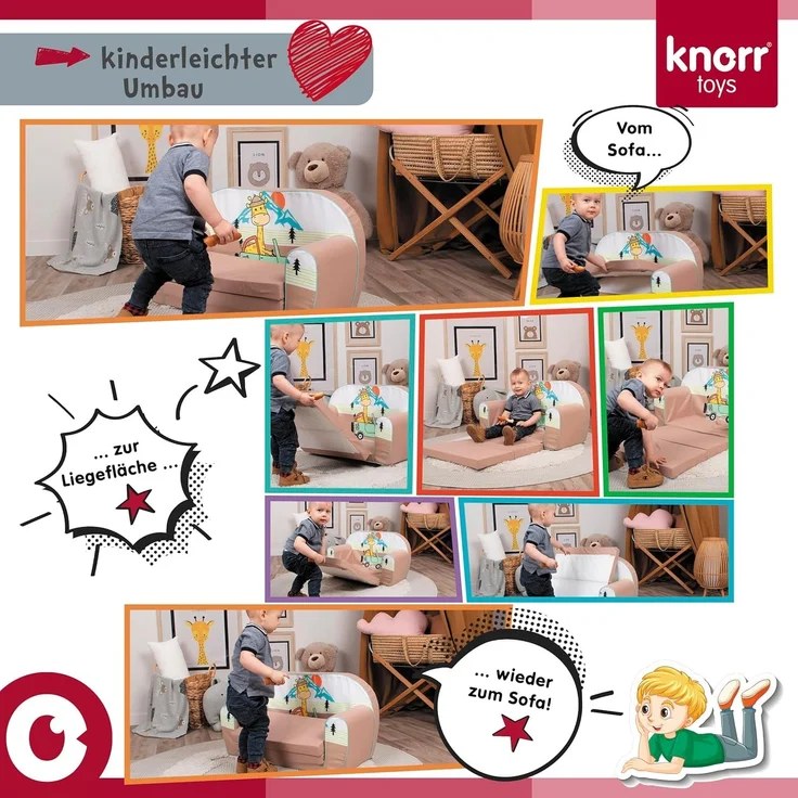 Knorrtoys® Sofa Magic Unicorn, für Kinder, Made in Europe – Bild 11