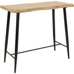 Bartisch Gabi I - Wildeiche / Schwarz