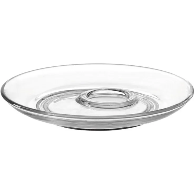 Leonardo Senso Große Untertasse, Unterteller, Glasuntersetzer, Untere, Glas, D 14. 5 cm, 24015