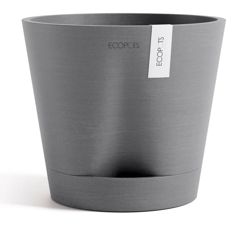 ECOPOTS Blumentopf Venice 2 20 Grau, für den Innenbereich – Bild 1