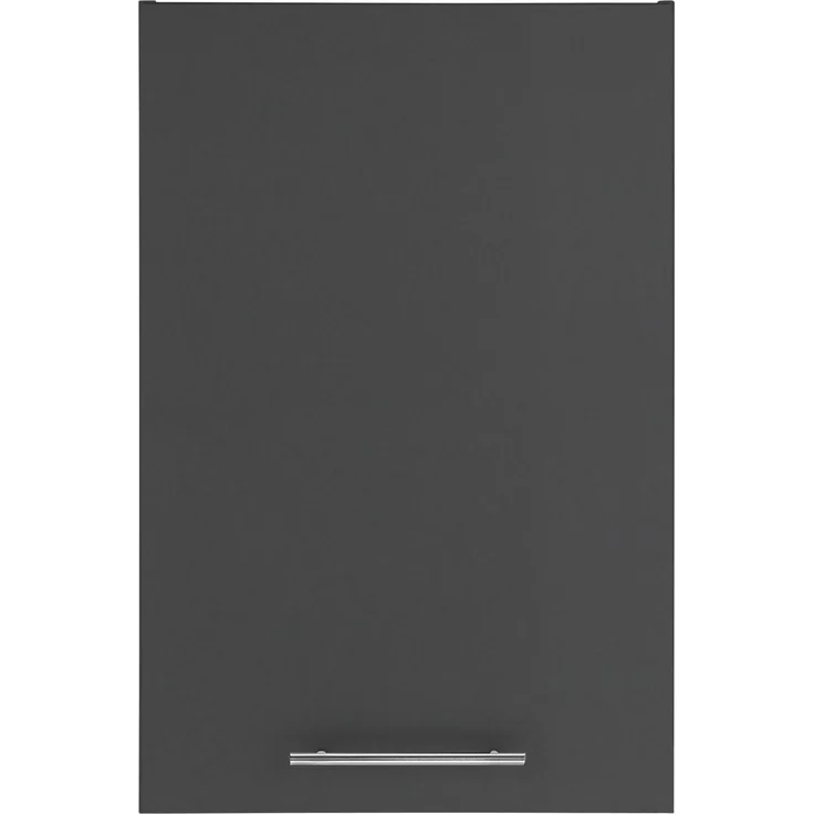 XORA 'PRIMUS' Aufsatzschrank groß, Holznachbildung anthrazit, 50 x 76 x 68 cm, mit Metallgriff – Bild 2