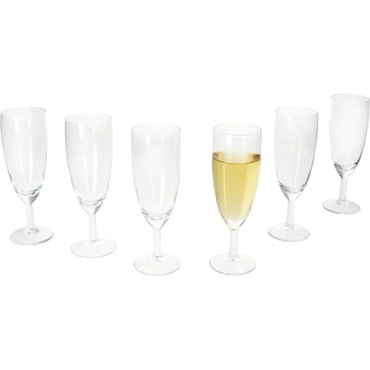 MamboCat Sektglas 6er Set Royal Sektgläser 140ml Champagner-Glas klare Prosecco Party, Glas – Bild 1