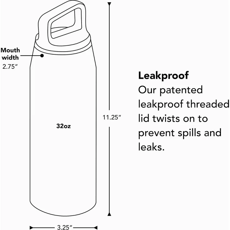 MiiR Wide Mouth Bottle Pudrowa Thermoflasche 950 ml – Bild 2