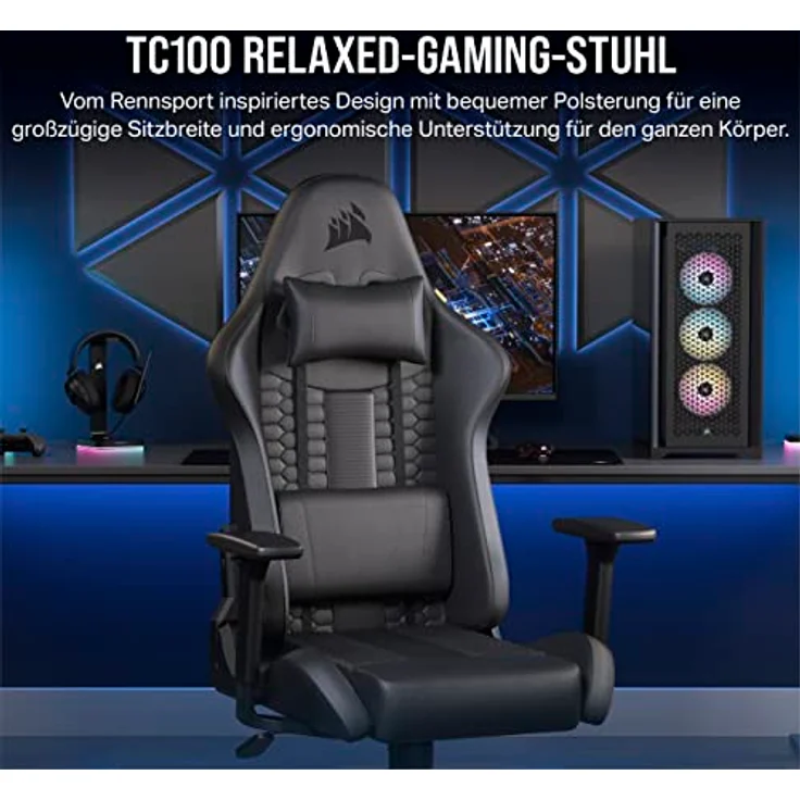 Corsair TC100 RELAXED - Gaming-Sessel - ergonomisch – Bild 5