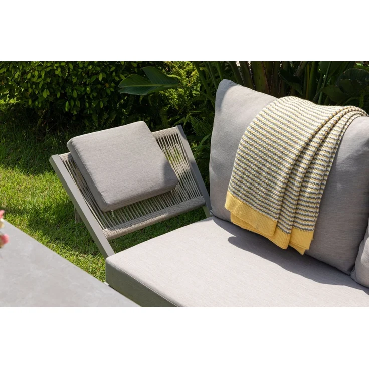 Gardissimo Alu Garten 3-in-1 Ecklounge "San Luca", hell – Bild 5