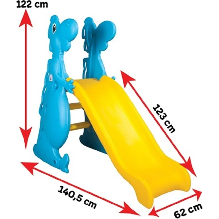 Pilsan Kinderrutsche Dino 06198, 140 cm Rutschlänge, wetterfest, bis 50 kg – Bild 2