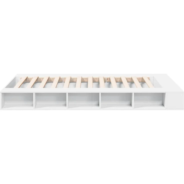 vidaXL Bettgestell Weiß 120x200 cm Holzwerkstoff 3280482 – Bild 5