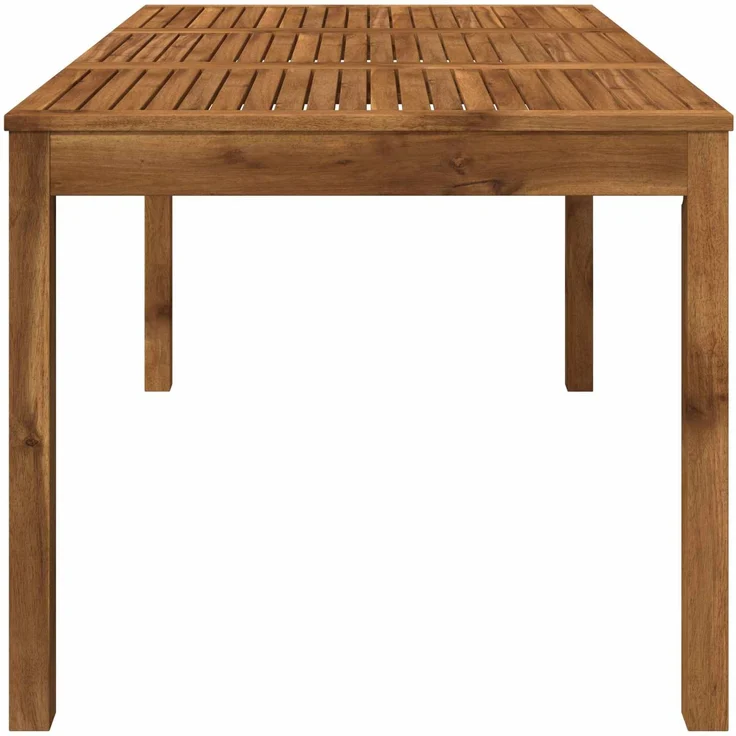 vidaXL Gartentisch LAREN Natur 147 x 88,5 x 75 cm Massivholz Akazie 901252 – Bild 4