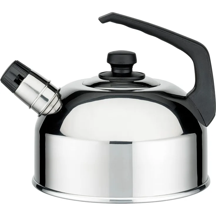 GSW 648127 Classic Flötenkessel 20cm - ca. 2,5 Liter, Edelstahl, Silber, 20 cm, 2-Einheiten