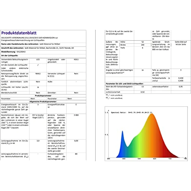 kalb LED Unterbauleuchte LED Unterbauleuchte Solid2, SET silbergrau, mech. Schalter, 3W, 4er Set warmweiß, warmweiß/neutralweiß – Bild 9