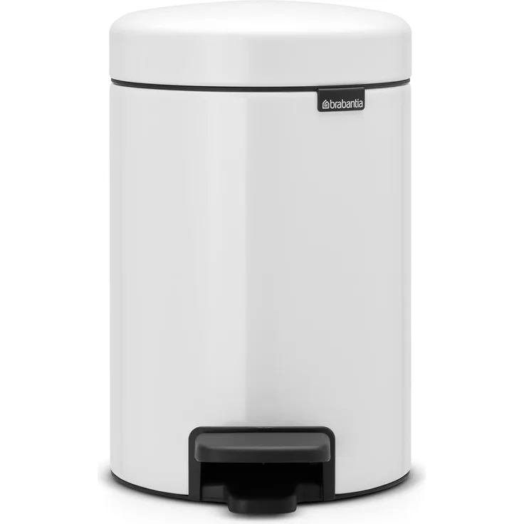 Brabantia 'NewIcon' Treteimer, White, 3 Liter