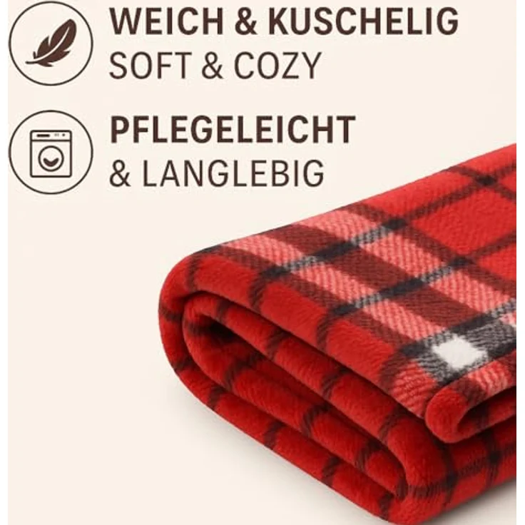 Wohndecke Betz Kuscheldecke MODENA Größe 150x200cm, Betz, Fleecedecke Flauschig Decke - Wohndecke Warm Weich – Bild 5