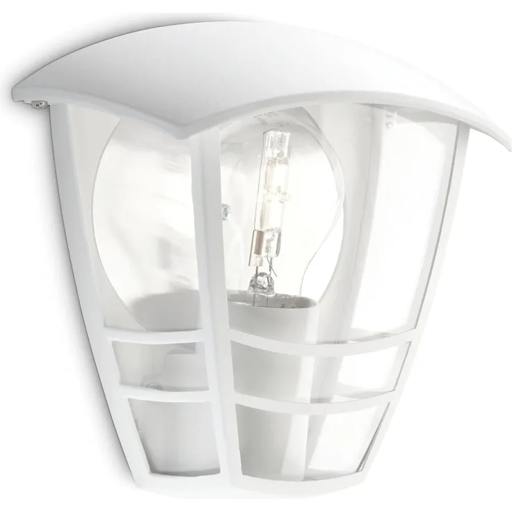 Philips Creek wall lantern white 1x60W 230V
