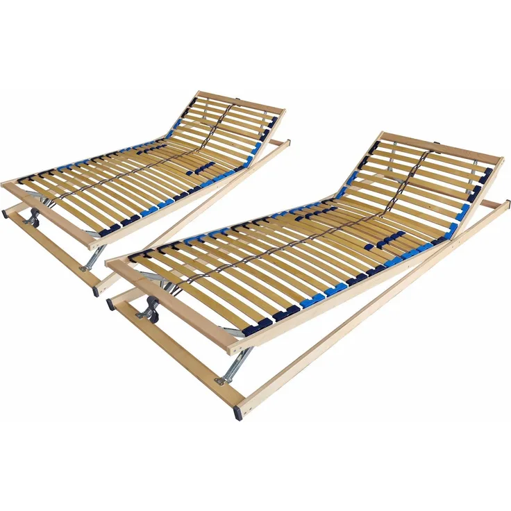 Set mit 2x Lattenrost 28 Leisten. 100x200cm. verstellbar