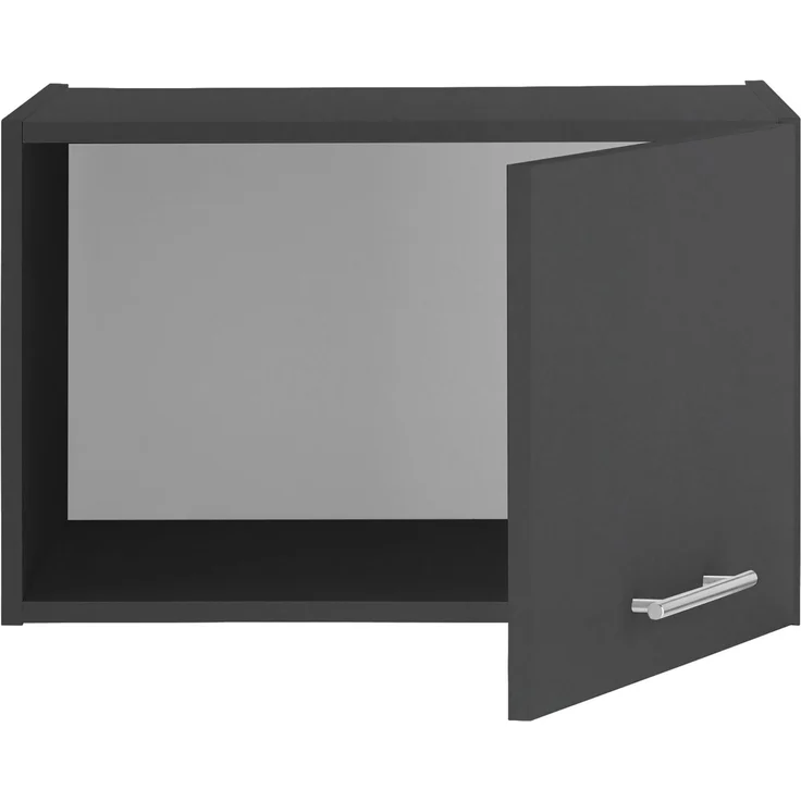 XORA 'PRIMUS' Aufsatzschrank, Holznachbildung anthrazit, 60 x 38 x 68 cm, mit Drehtür – Bild 3