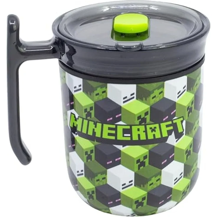 Minecraft Signature To Go Tasse 470 ml mit Schiebedeckel für Alltag und Büro – Bild 3