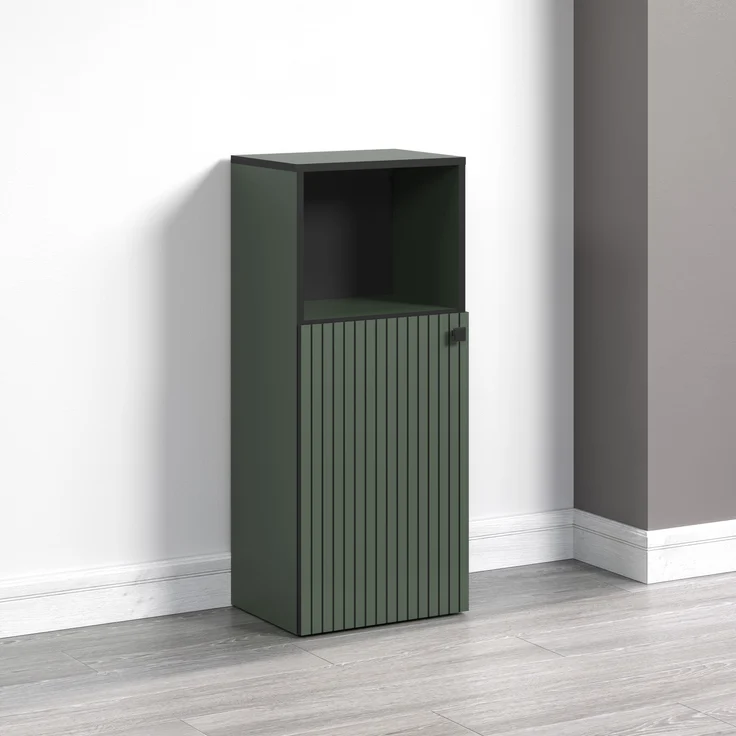Badezimmer Kommode Bliss in grün 40 x 95 cm – Bild 3