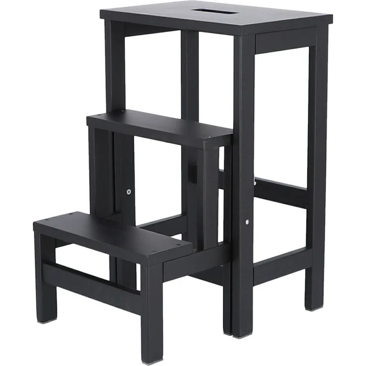 Trittleiter Tritthocker SOHO Buche schwarz lackiert, von Jan Kurtz – Bild 3