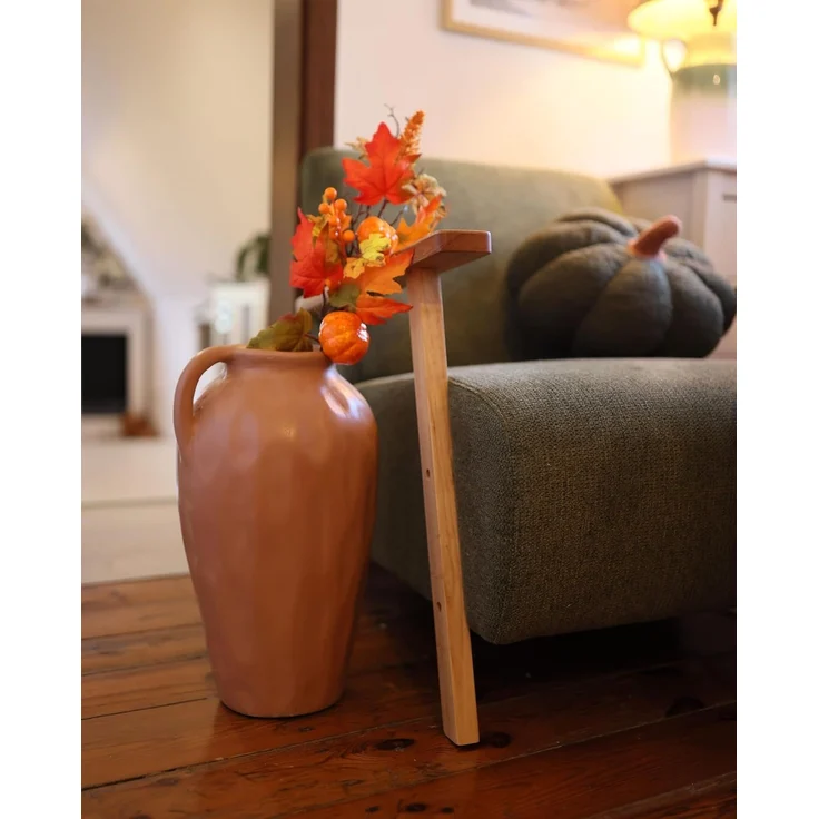 Dekovase TAIPING 46 cm Keramik Dunkelbeige – Bild 7